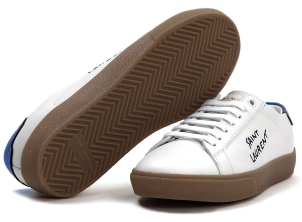 Giày Saint Laurent Court Classic SL 06 Low 'White Pearl Blue' 610649-0ZS70-9587 - Ảnh 3