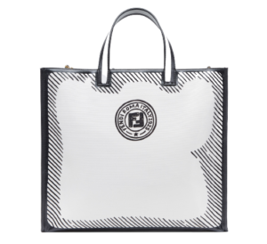Túi Fendi White Glazed Canvas Bag 8BH357ADBMF1C7A