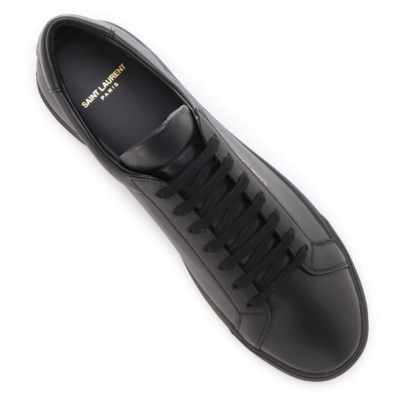 Giày Saint Laurent Andy Low 'Black' 606833-0ZS00-1000 - Ảnh 5