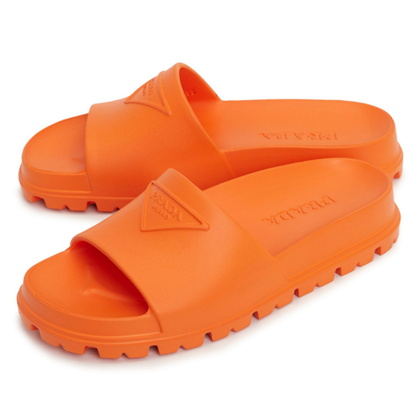 Dép Prada Triangle Logo Slide 'Orange' 1XX626-3LKV-F0S73 - Ảnh 3