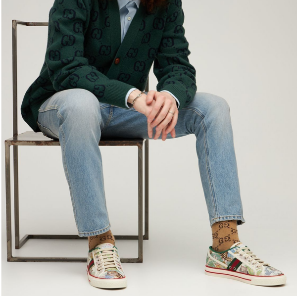 Giày Gucci Tiger Men's Tennis 1977 Sneaker 687610-UTC10-9090 - Ảnh 2