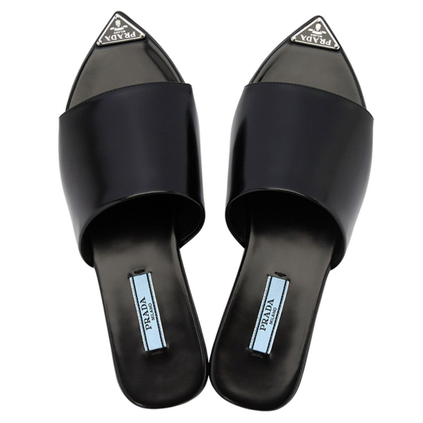 Dép Prada Scratch Logo Brushed 'Black' 1XX634-055-F0002 - Ảnh 3