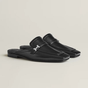 Giay Hermes Square Toe Casual Street Style 'Black' H231054Z-02390