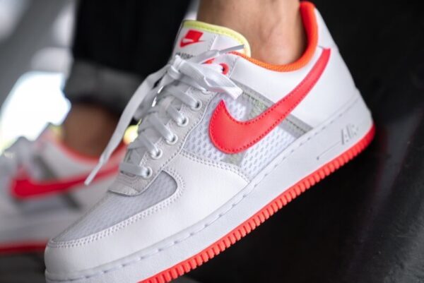Giày Nike Air Force 1 Low 'Transparent White Crimson' CI0060-102 - Ảnh 3