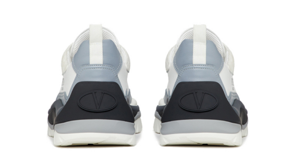 Giày Valentino Gumboy Sneaker In Leather Silver WY2S0B17MQBN77 - Ảnh 5