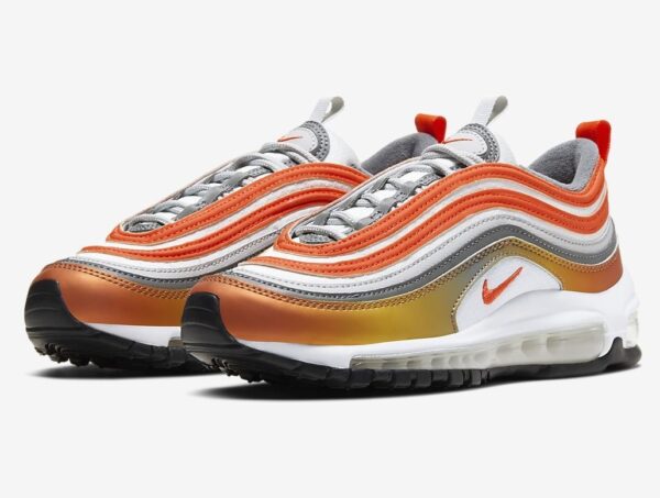 Giày Nike Air Max 97 SE GS 'Metallic Bronze' CT9637-900 - Ảnh 5
