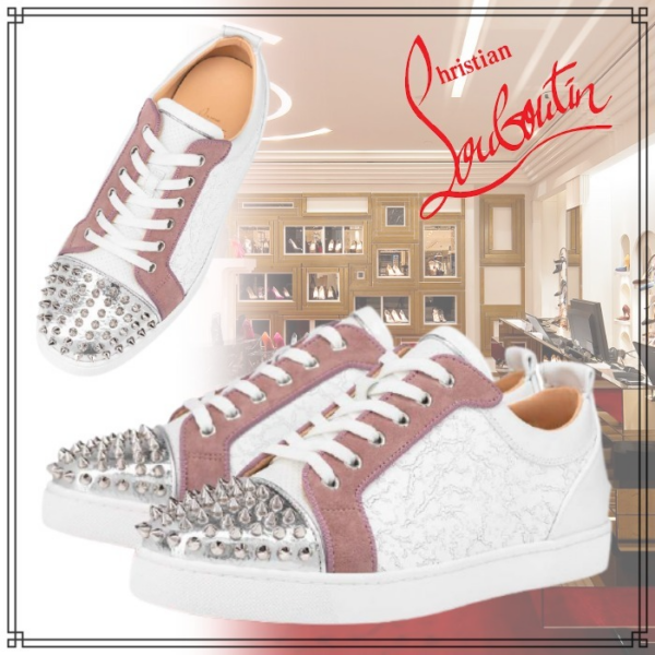 Giày Christian Louboutin Louis Junior Spikes Orlato 3211037Q706 - Ảnh 2