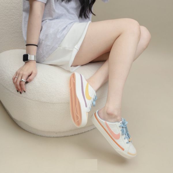 Giày Nike Court Legacy Mule 'Sail Light Madder Root' DV1741-181 - Ảnh 2