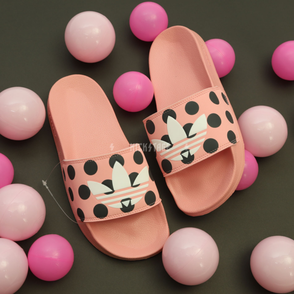 Dép Adidas Wmns Adilette Lite Slides 'Trefoil Logo Polka Dot Pink' FU9149 - Ảnh 5