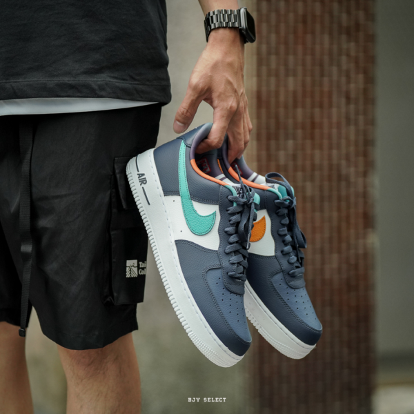Giày Nike Air Force 1 Low EMB 'Thunder Blue' DM0109-400 - Ảnh 5
