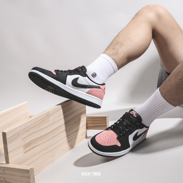 Giày Nike Air Jordan 1 Low OG GS 'Bleached Coral' CZ0858-061 - Ảnh 2