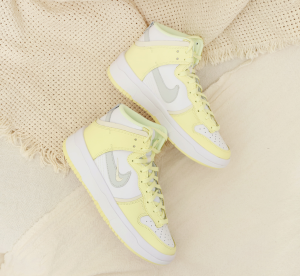 Giày Nike Wmns Dunk High Up 'White Citron Tint' DH3718-105 - Ảnh 5