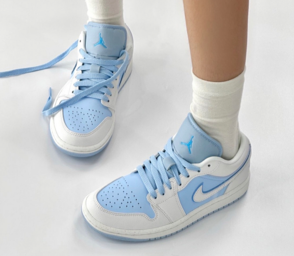 Giày Nike Air Jordan 1 Low 'Ice Blue' DV1299-104 - Ảnh 4