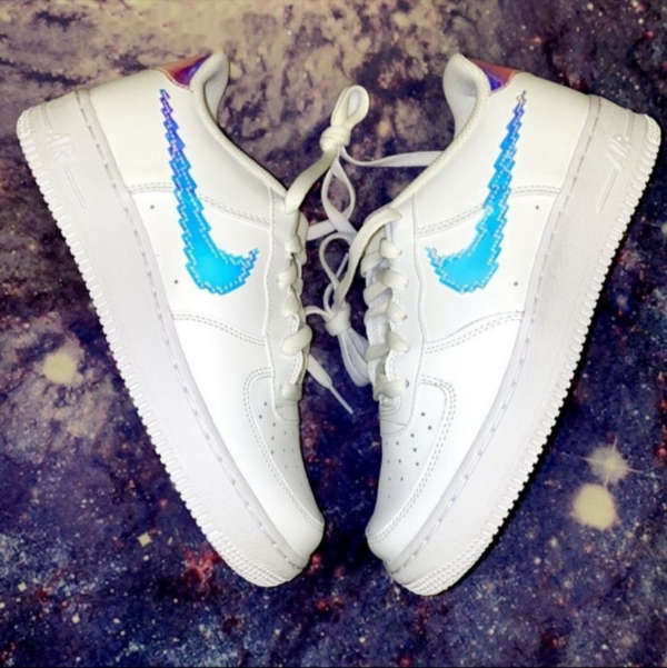 Giày Nike Air Force 1 Low 'Iridescent Pixel White' CV1699-100 - Ảnh 3