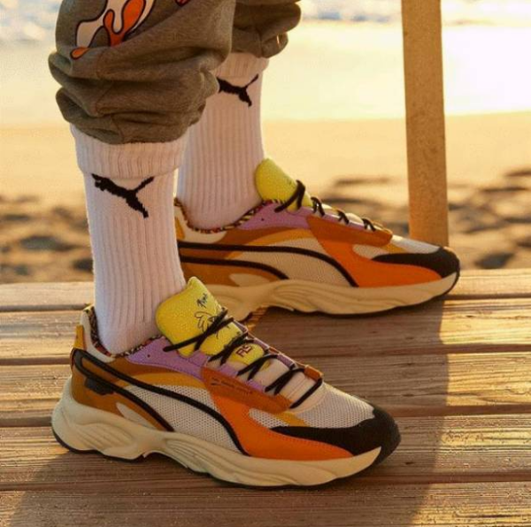 Giày Puma x Romero Britto RS-Connect 'Yellow' 382168-01 - Ảnh 2