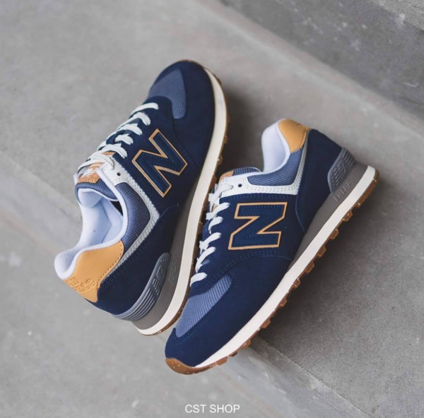 Giày New Balance 574 Natural 'Indigo Maple' ML574AB2 - Ảnh 6