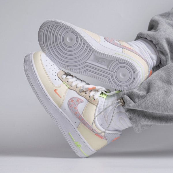 Giay Nike Air Force 1 Low Just Do It 'White Tan' FB1852-111
