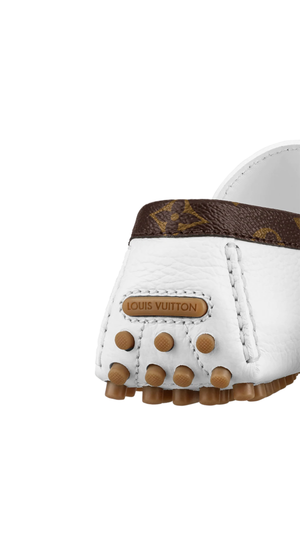 Giày Louis Vuitton Hockenheim Mocassins 'White' 1A9I6D - Ảnh 3