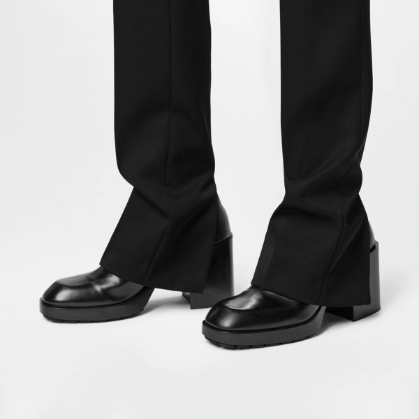 Giày Louis Vuitton LV Midnight Ankle Boots 'Black' 1AAH2H - Ảnh 5
