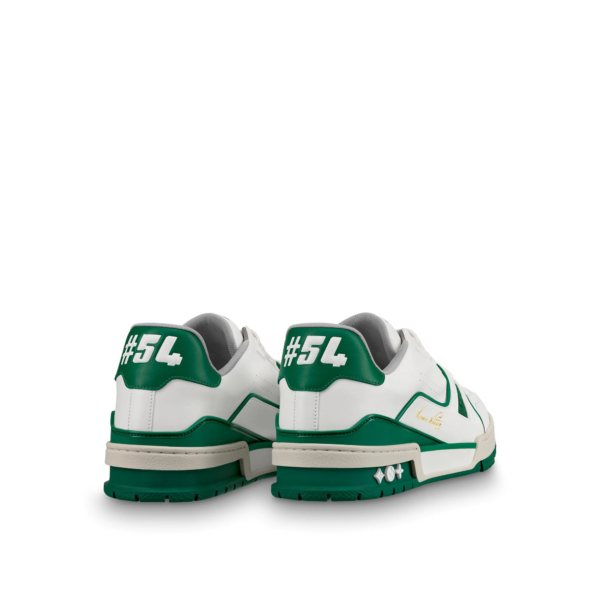 Giày Louis Vuitton LV Trainers 'White Green' 1A54HM - Ảnh 8