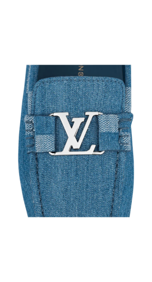 Alternative view of Giày Louis Vuitton Monte Carlo Moccasins 'Blue' 1A9YQL