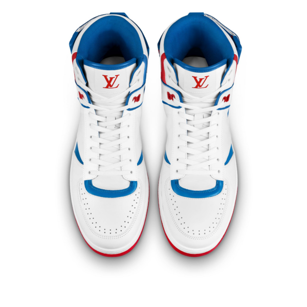 Giày Louis Vuitton Rivoli Sneaker Boot 'Red Blue' 1A8K87 - Ảnh 2