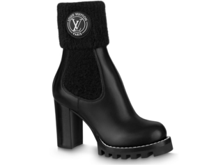 Giày Louis Vuitton Star Trail Ankle Boots 'Black' 1AAC20