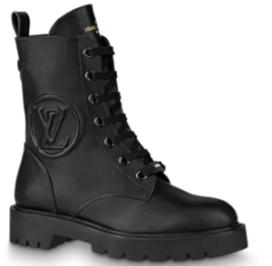 Giày Louis Vuitton Territory Flat Rangers Black 1A94QK
