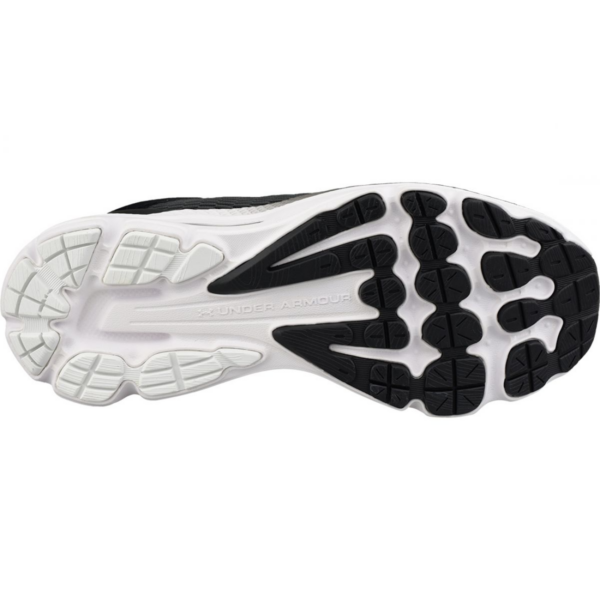 Giày Under Armour Charged Intake 3 Black White 3021229-004 - Ảnh 4