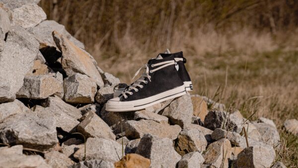 Giày Converse Fear of God Essentials x Chuck 70 High 'Black' 167954C - Ảnh 2