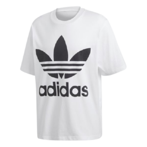 Áo Adidas Oversize Trefoil Tee White CW1212