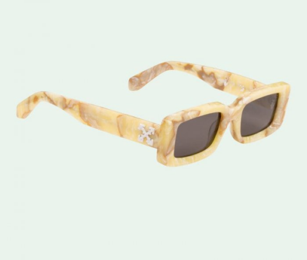 Kính Off-White Arthur Rectangle-Frame 'Beige' OWRI023F20PLA0011800 - Ảnh 3