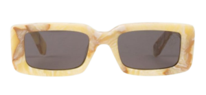 Kính Off-White Arthur Rectangle-Frame 'Beige' OWRI023F20PLA0011800