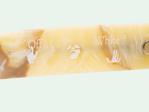 Kính Off-White Arthur Rectangle-Frame 'Beige' OWRI023F20PLA0011800 - Ảnh 4