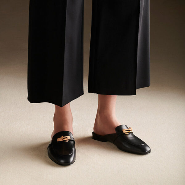 Giày Hermes Oz Mule 'Noir' H212100Z02360 - Ảnh 2