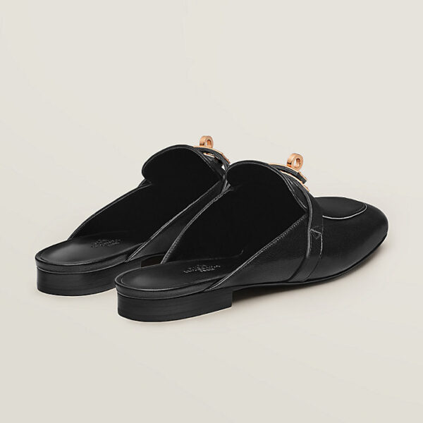Giày Hermes Oz Mule 'Noir' H212100Z02360 - Ảnh 4
