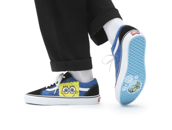 Giày Vans SpongeBob SquarePants x Old Skool 'Smile Patch' VN0A38G19XD - Ảnh 3
