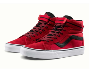 Giay Vans Wmns SK8-Hi Red Black VN0A3QY2VMK