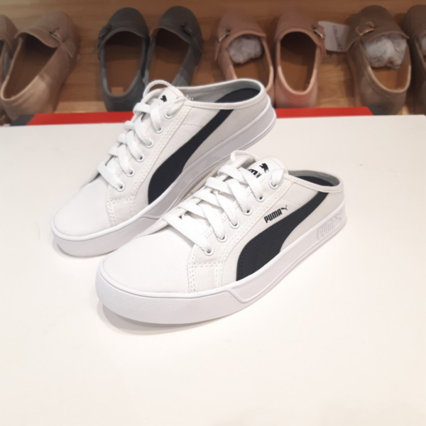 Giày Puma Smash Vulc Mule 'White' 309680-01 - Ảnh 3