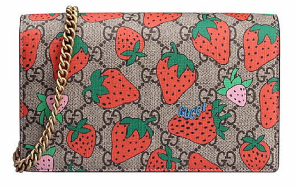 Túi Gucci Strawberry 573848 GZRAT 8483