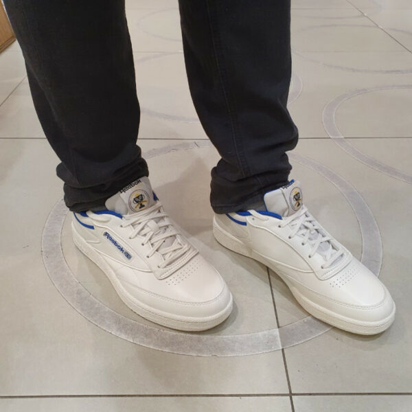 Giày Reebok Club C85 'White Blue' FX3359 - Ảnh 5
