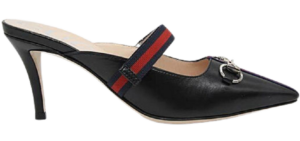 Giày Gucci Web Detail Mid Heel 549617-0HEX0-1094