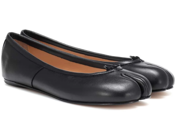 Giày Maison Margiela Tabi Leather Ballerina 'Black' S58WZ0042PR058T8013 - Ảnh 3