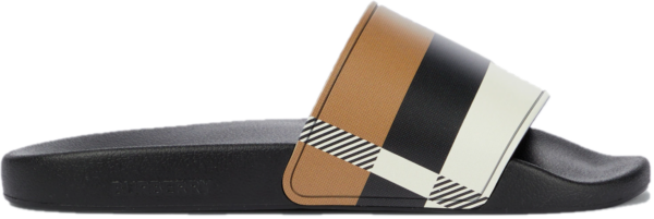 Dep Burberry Logo Furley Rubber 'Brown' P00601743