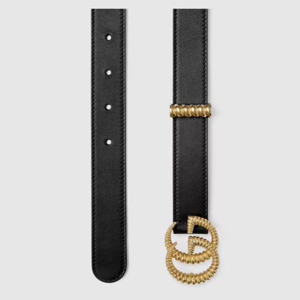 Thắt Lưng Gucci Leather Belt Double G 524103-AP00G-1000 - Ảnh 3