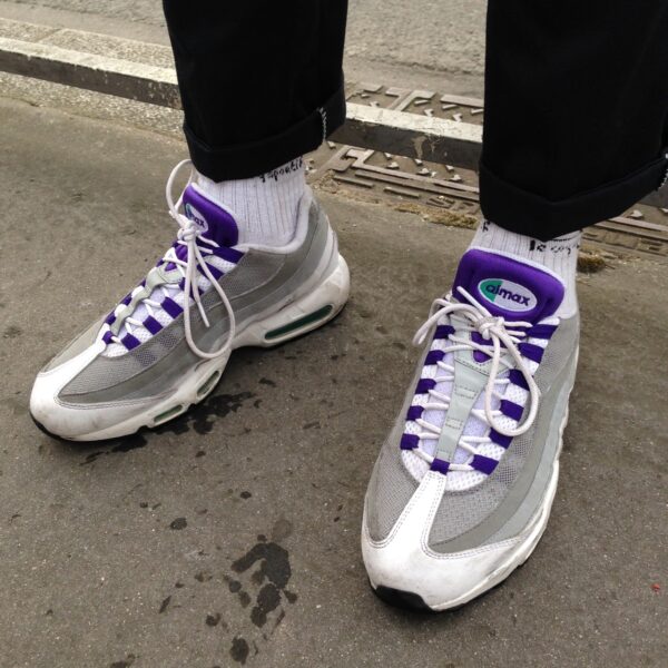 Giày Nike Air Max 95 LV8 'Grape' AO2450-101 - Ảnh 7