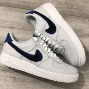 Alternative view of Giày Nike Air Force 1 '07 LV8 'Pure Platinum Game Royal' BQ2719-001