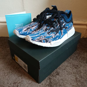 Alternative view of Giày Adidas Sneakersnstuff x NMD R1 Primeknit 'Datamosh 2.0' DB2842