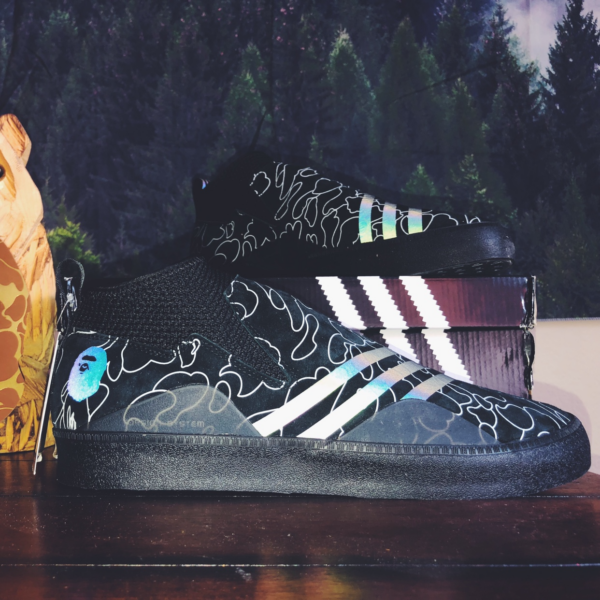 Giày Adidas A Bathing Ape x 3ST.002 'Core Black' DB3003 - Ảnh 3