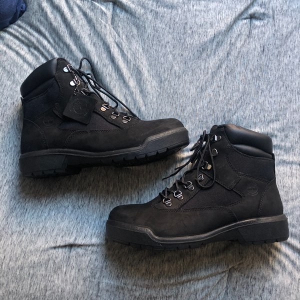 Giày Timberland 6 Inch Field Boot 'Black'  TB0A17KC - Ảnh 3
